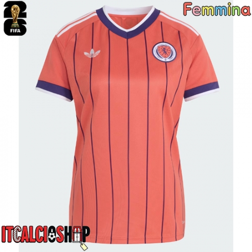 Scozia Seconda Maglia Femmina Mondiali 2026 Manica Corta